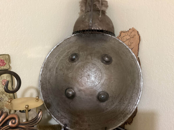 Shield and Helet Circa 1867 made in Central Persia