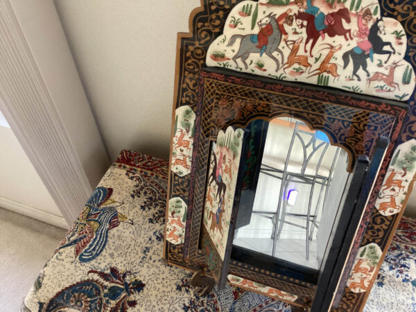 persian Miniature gated Mirror - Image 2