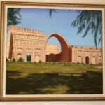 Taq Kasra " Aivan Madaen hand painted 3x4