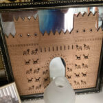 Hand Made wooden Ishtar Gate w/ Mirror