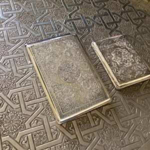 Pure 2 silver cigarette cases Made in Isphahan